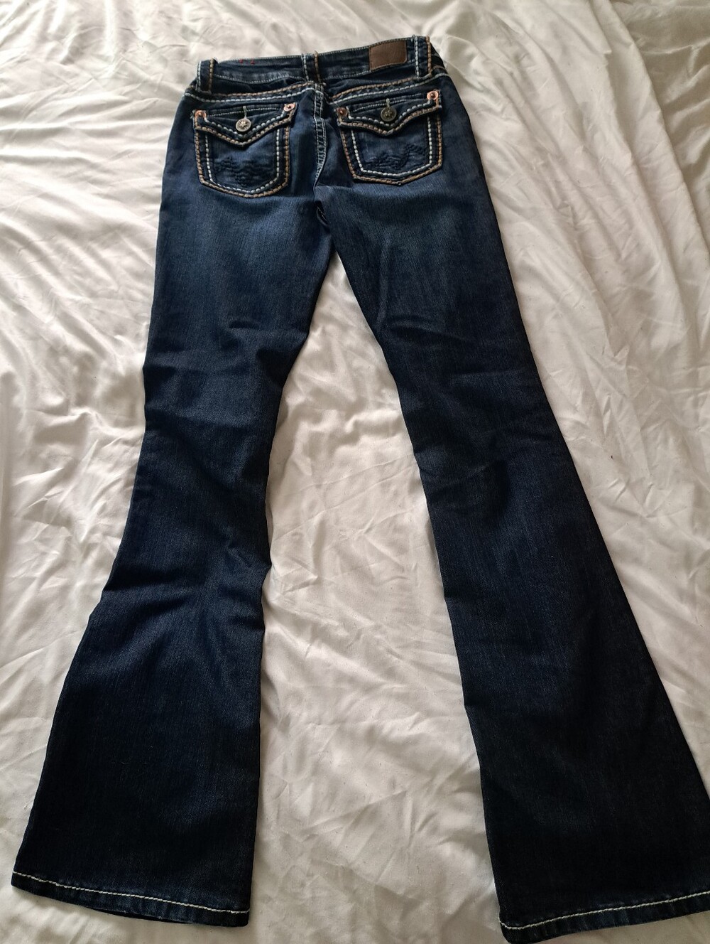 YMI Jeans Dark Indigo Flare Jeans